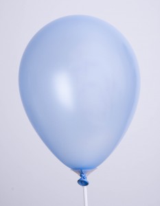 Ballons Bleu Perlé 5